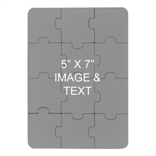 5X7 Blank Invitation Puzzle 12 Pieces 