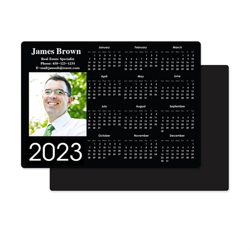 Personalised Portrait Calendar Magnet 3.5