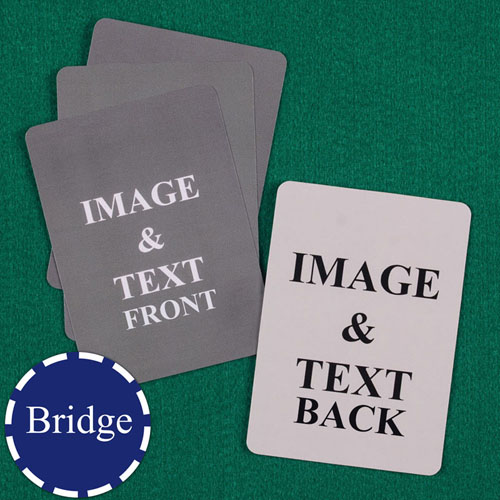 Bridge Size Playing Cards Custom Cards (Blank Cards)